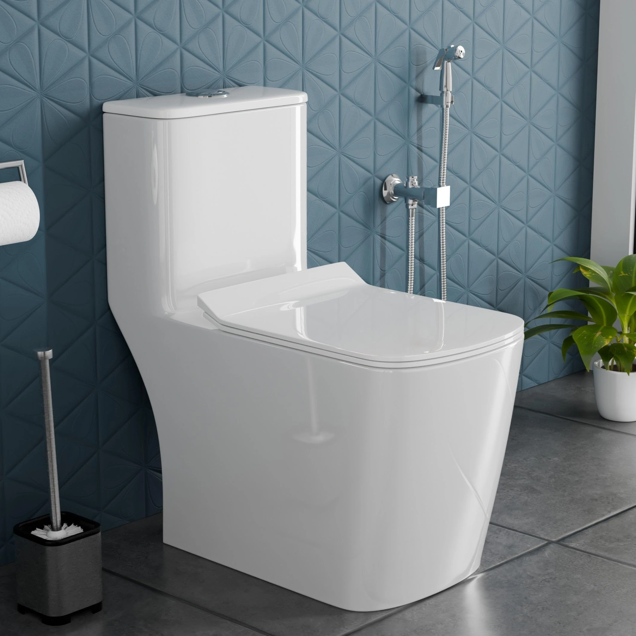 Floor-Mounted Toilet