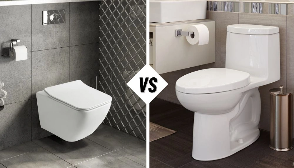 Wall-Mounted Toilet vs Floor-Mounted Toilet