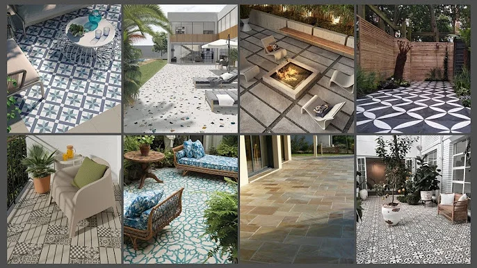 Application of outdoor tiles