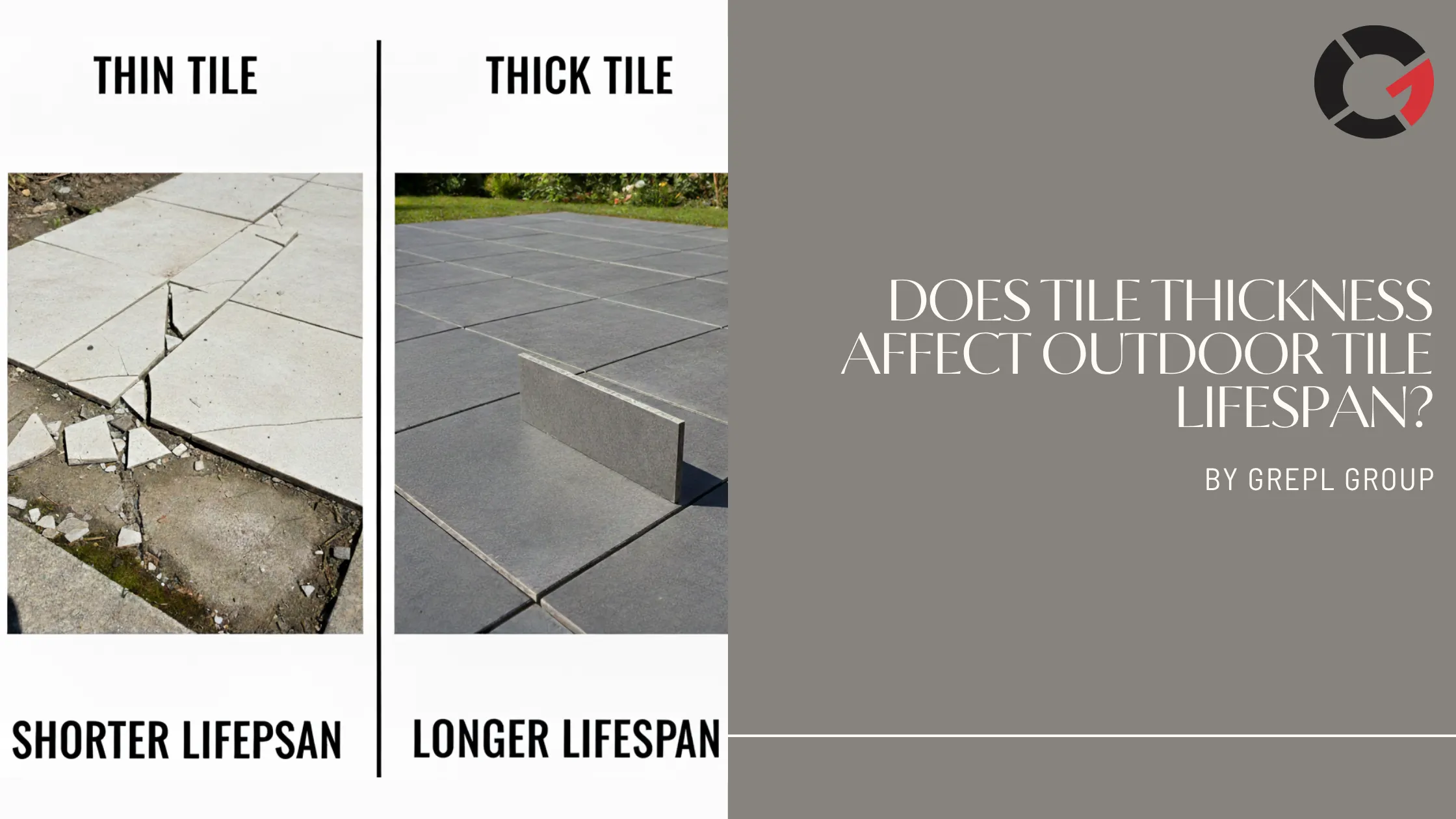 Does Tile Thickness Affect Outdoor Tile Lifespan?